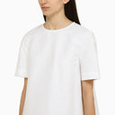 Marni blanc cocoon cady mini robe