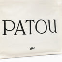 Patou White Cotton Handbag With Logo