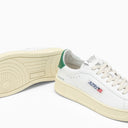 Autry White/Green Dallas Sneakers In Leather - Balardi