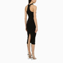 Andreādamo Sculpting Black Sleeveless Midi Dress