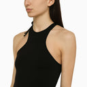 Andreādamo Sculpting Black Sleeveless Midi Dress