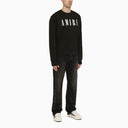 Amiri Black Crewneck Sweatshirt With Logo