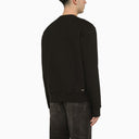 Amiri Black Crewneck Sweatshirt With Logo