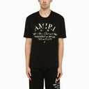 Amiri Black Crewneck T Shirt With Logo