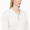 Art Essay White Knitted Cardigan White Knitted Cardigan - Balardi