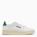 Autry White/Green Leather Medalist Sneakers