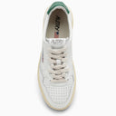 Autry White/Green Leather Medalist Sneakers
