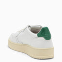 Autry White/Green Leather Medalist Sneakers