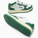 Autry Medalist White/Green Trainer - Balardi
