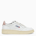 Autry White/Pink Leather Medalist Sneakers - Balardi