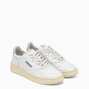 Autry White/Pink Leather Medalist Sneakers - Balardi