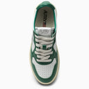 Autry Medalist White/Green Trainer - Balardi