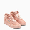 Autry Medalist Mid Sneakers In Peach Suede - Balardi