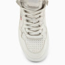 Autry Medalist Mid Sneakers In White Leather - Balardi