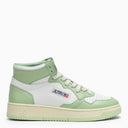 Autry Medalist White/Light Green Trainer - Balardi