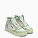 Autry Medalist White/Light Green Trainer - Balardi