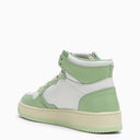 Autry Medalist White/Light Green Trainer - Balardi