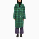 Andersson Bell Green/Blue Check Coat