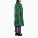 Andersson Bell Green/Blue Check Coat