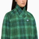 Andersson Bell Green/Blue Check Coat