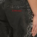 44 pantalon baggy / lâche groupe de groupes avec imprimé cendre