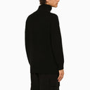 Ballantyne Black Cashmere Turtleneck Jumper