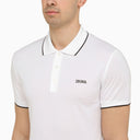 Zegna Classic White Polo Shirt