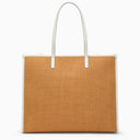Dolce&Gabbana Large Honey Coloured Shopping Bag With Logo