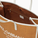 Dolce&Gabbana Large Honey Coloured Shopping Bag With Logo