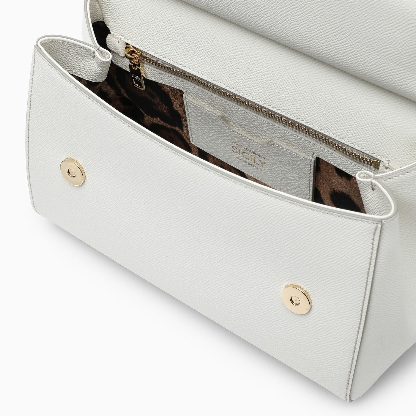 Dolce&Gabbana White Sicily medium handbag