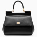 Dolce&Gabbana Black Sicily Small Handbag
