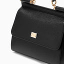 Dolce&Gabbana Black Sicily Small Handbag