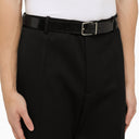 Cinturón de cuero negro Dolce & Gabbana