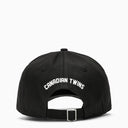 Dsquared2 Black Visor Hat With Logo Inscription