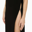 Sportmax Long Black Wool Dress - Balardi