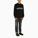Balmain Black Mohair Crew Neck Jumper