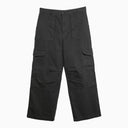 Acne Studios Dark Grey Cotton Cargo Trousers