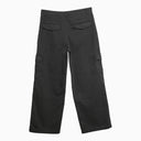 Acne Studios Dark Grey Cotton Cargo Trousers