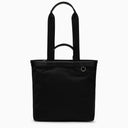 Dolce&Gabbana Black Nylon Shopping Bag With Logo