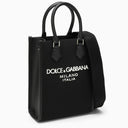 Dolce&Gabbana Small Black Nylon Bag With Logo
