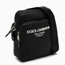 Dolce&Gabbana Black Messenger Bag In Nylon
