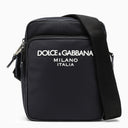 Dolce&Gabbana Blue Messenger Bag In Nylon