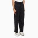Ader Error Regular Navy Wool Trousers - Balardi