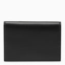Dolce&Gabbana Black Leather Passport Holder With Logoed Plaque