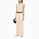 Loulou Studio Cream Cotton Crewneck Tank Top