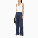 Dion Lee Parachute Blue Denim Jeans