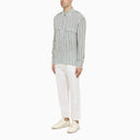 Pt Torino Denim Regular White Cotton Trousers