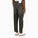 Jeans regolari ribelli grigio scuro di Denim Torino