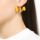 Sunnei Gold/Orange Earrings - Balardi
