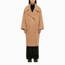 Margaux Lonnberg Carmen Camel Doppio cappotto petto.